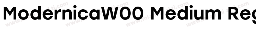 ModernicaW00 Medium Regular字体转换